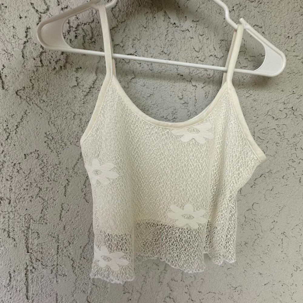 Y2k floral tank top